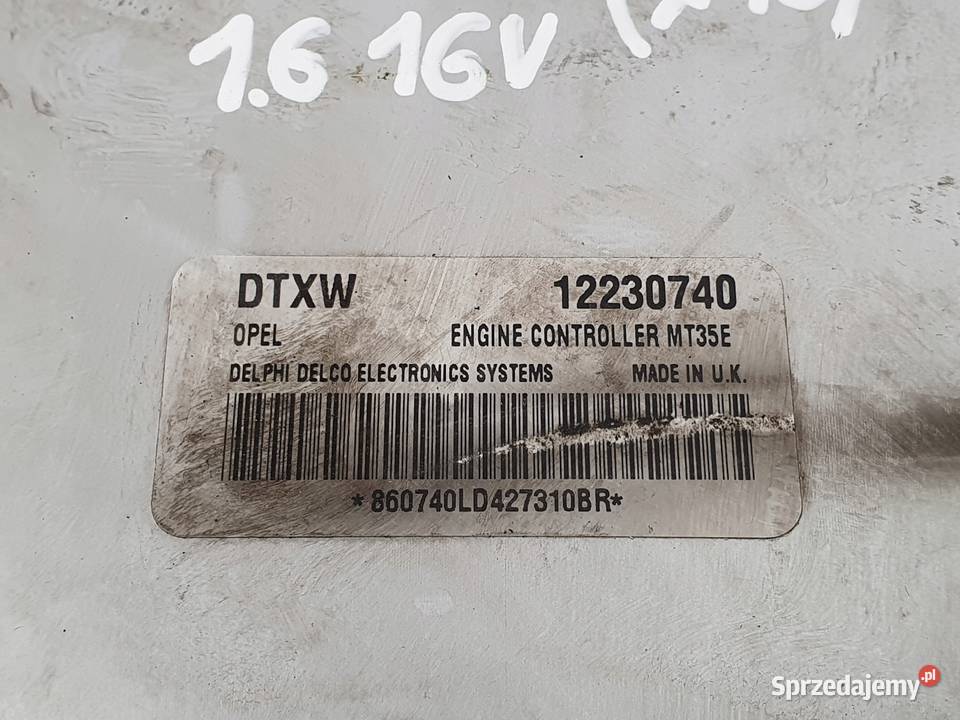 STEROWNIK SILNIKA komputer Opel Astra III H 16 Chełm