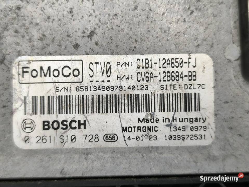 KOMPUTER SILNIKA FORD FIESTA MK7 LIFT 10