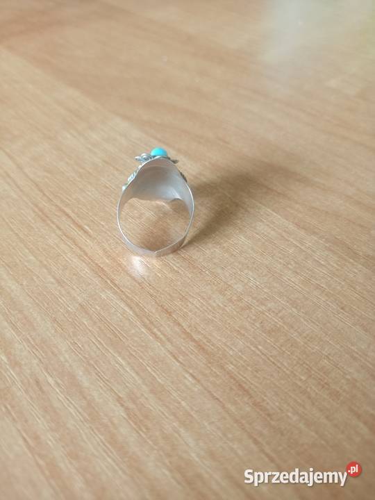 Stary srebrny pierscionek wielkopolskie