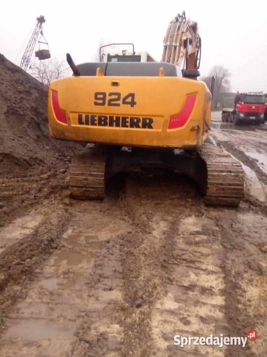 Koparka gąsiennicowa LIEBHERR 924 kujawsko-pomorskie Holendry Bytońskie
