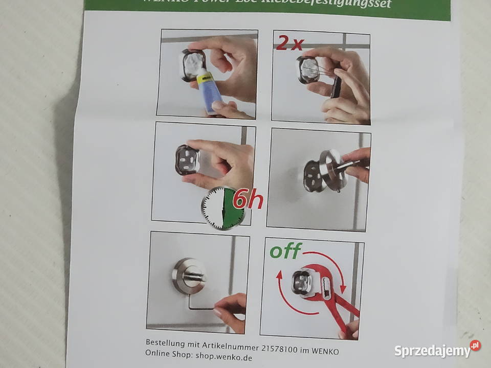 Uchwyt na suszarkę do włosów Home Ideas Wenko Biłgoraj