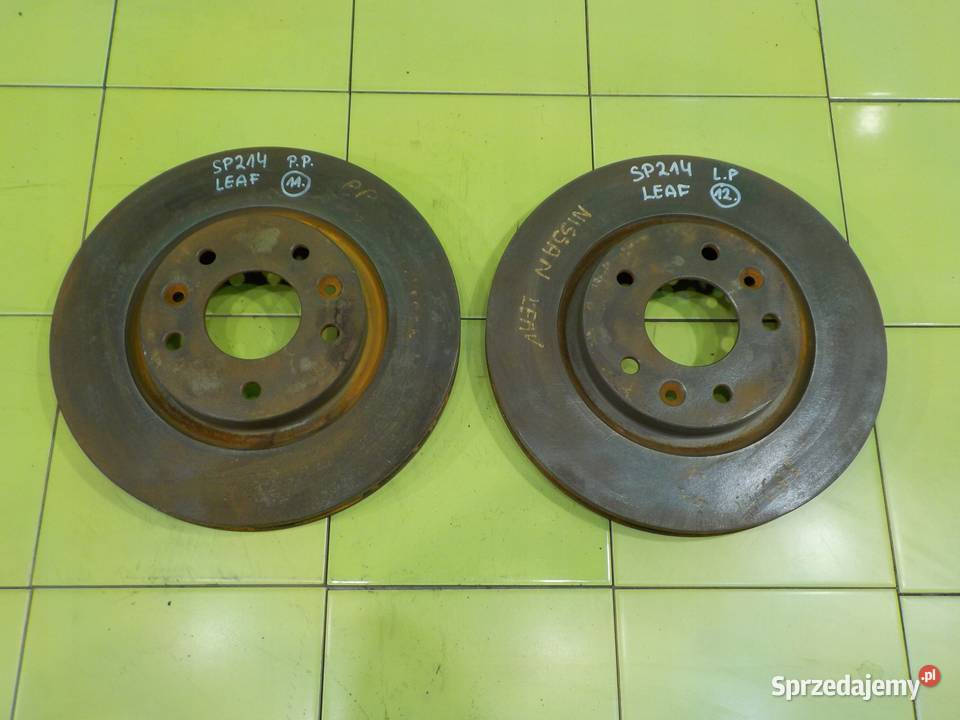 NISSAN LEAF I LIFT 16r 5D tarcze hamulcowe przod osobowe