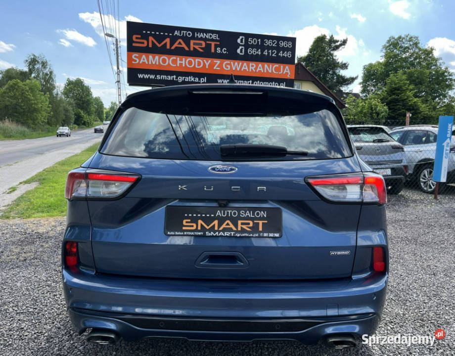Ford Kuga Ford Kuga 25 Duratec FHEV STLine eCVT kurtyny powietrzne śląskie Rydułtowy