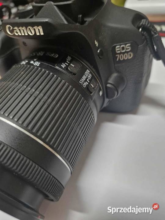 Canon 700D obiektyw 1855mm Łódź