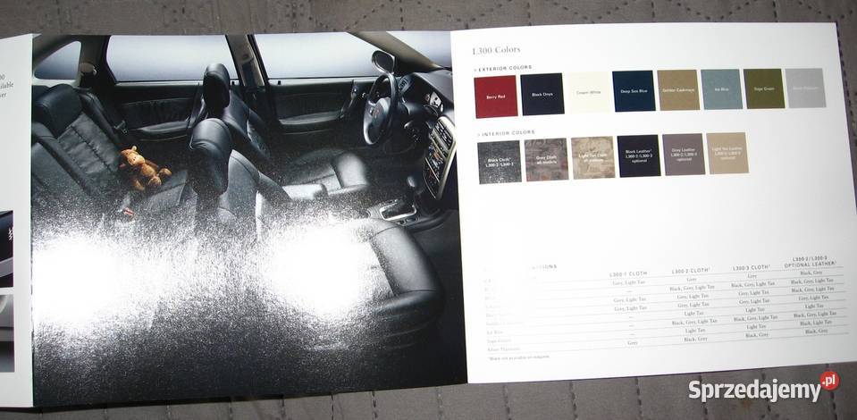 Saturn 2004 Ion L300 Vue prospekt katalog pomorskie Kępice