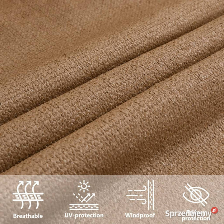 Żagiel przeciwsłoneczny 160 gm kolor taupe 4x4x4 Warszawa