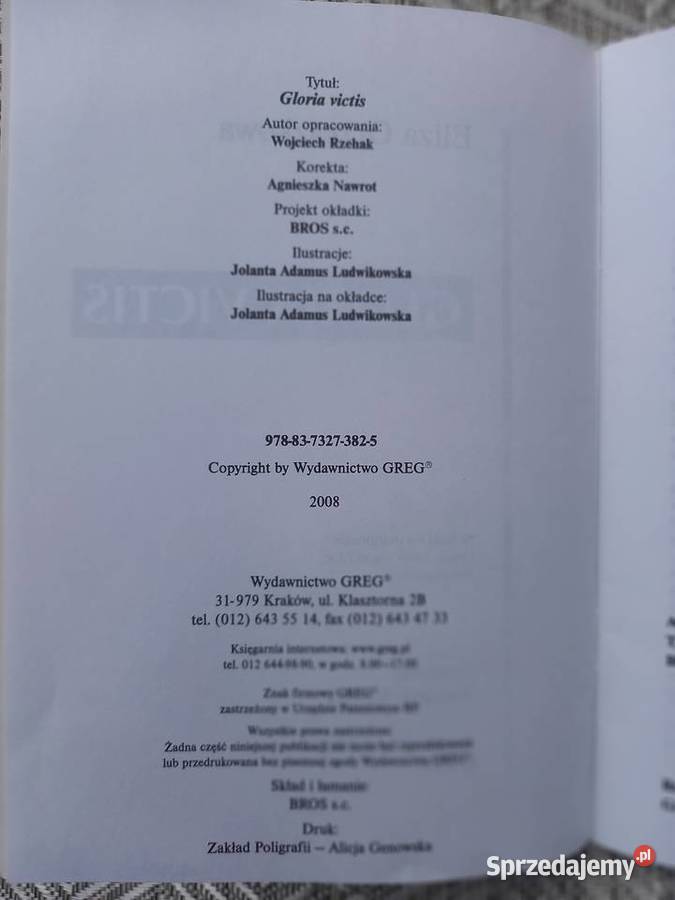 Gloria Victis Lektura z opracowaniem język polski Małkinia Górna