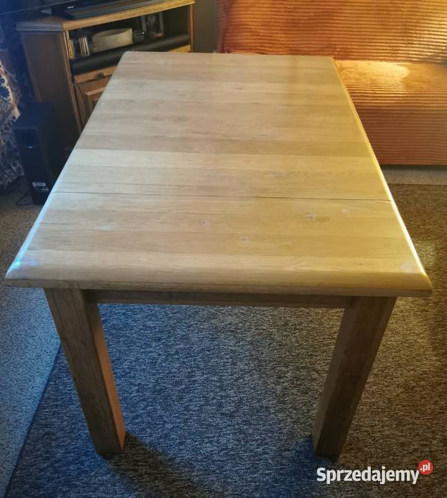 stól dębowy rozsuwany rozkładany 85cm Łódź sprzedam