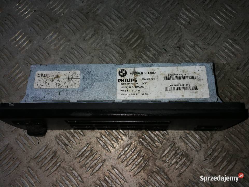 Radio zmieniarka odtwarzacz kaset bmw e39 osobowe