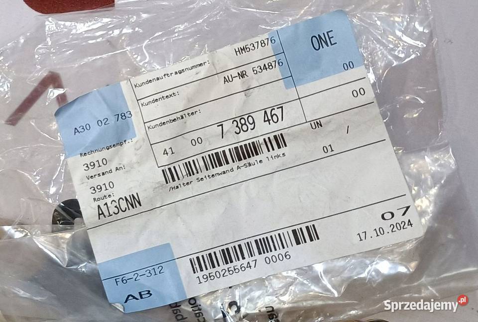 MINI COOPER F54 F55 F56 F57 UCHWYT WSPORNIK osobowe Pleszew sprzedam