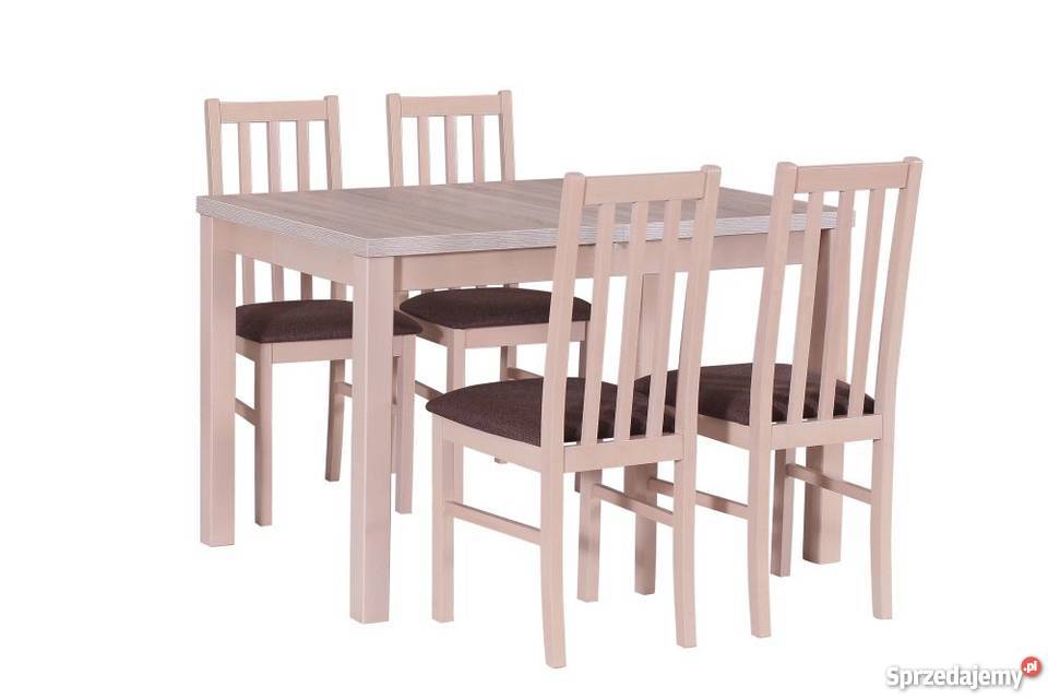 Stół Max 5 z 4 Krzesłami Bos 10