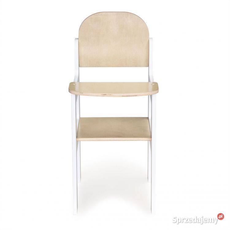 Drewniane krzesełko lalek fotelik do karmienia podlaskie