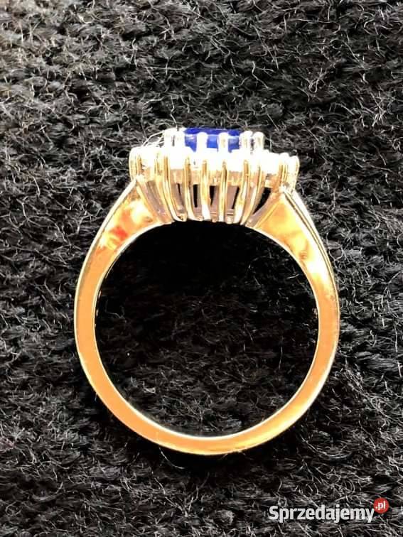 Pierścionek Z szafirem Łódź