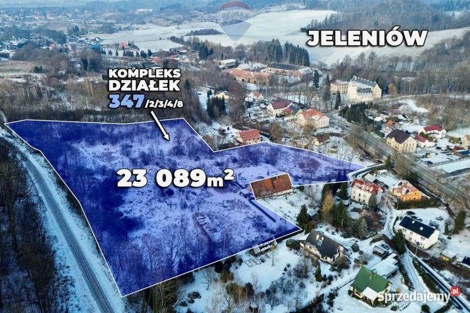 Na sprzedaż działka budowlana 23089 m Jeleniów