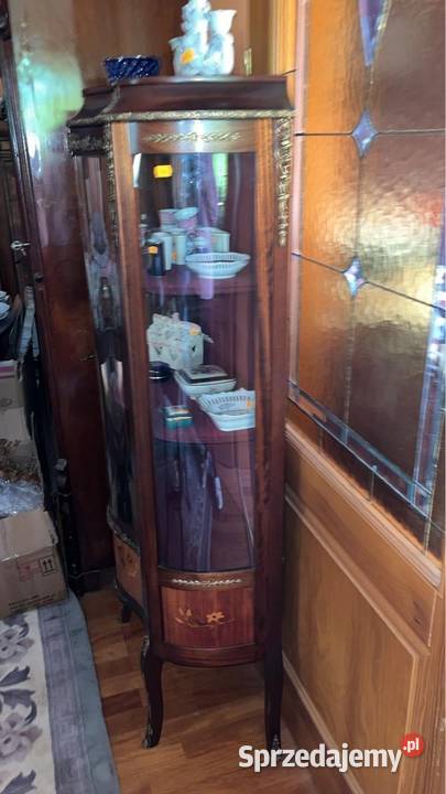 Serwantka Witrynka na porcelanę Figurki Cacuszka Porcelana i szkło Gdańsk