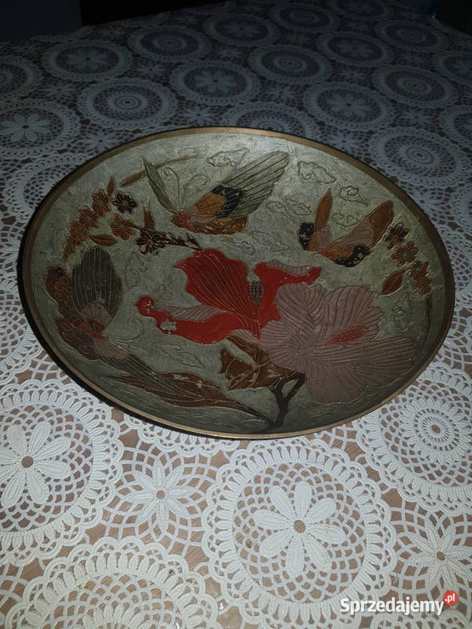 Patera misa mosiężna indyjska Wola Podłężna