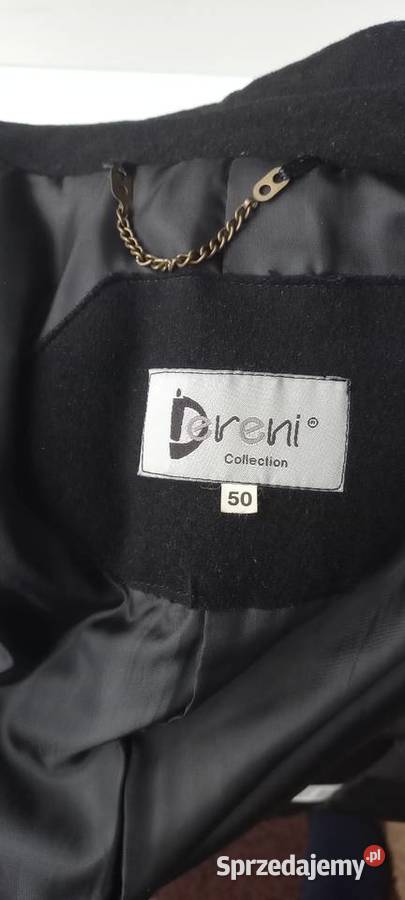 Płaszcz męski czarny Kraków