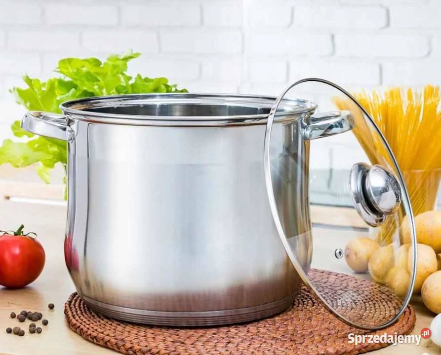 Garnki nierdzewne rosołowe Łódź sprzedam