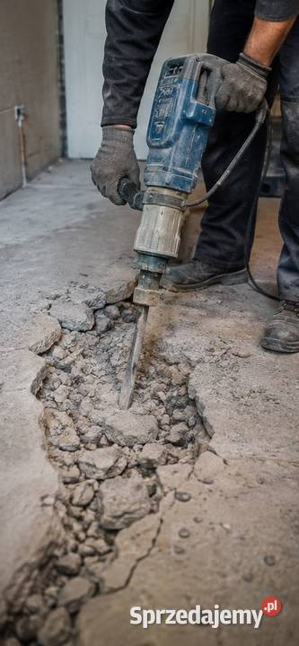 Skucie opaski z betonu ścieżki płyt Oleśnica Wrocław