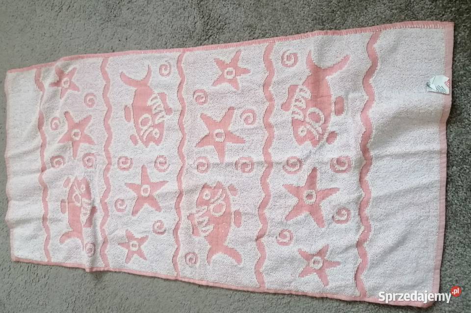 Ręcznik kąpielowy frotte pastelowy żółtyTłoczone Dom i Ogród sprzedam