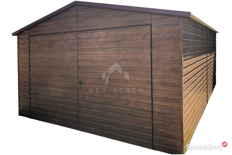 Garaż Blaszany 4x6m Brama Dwuskrzydłowa Sprzedaż Pabianice