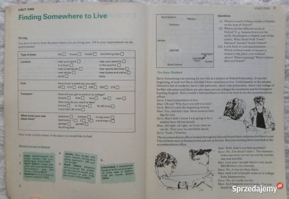 English for Life Students Book Living with Warszawa