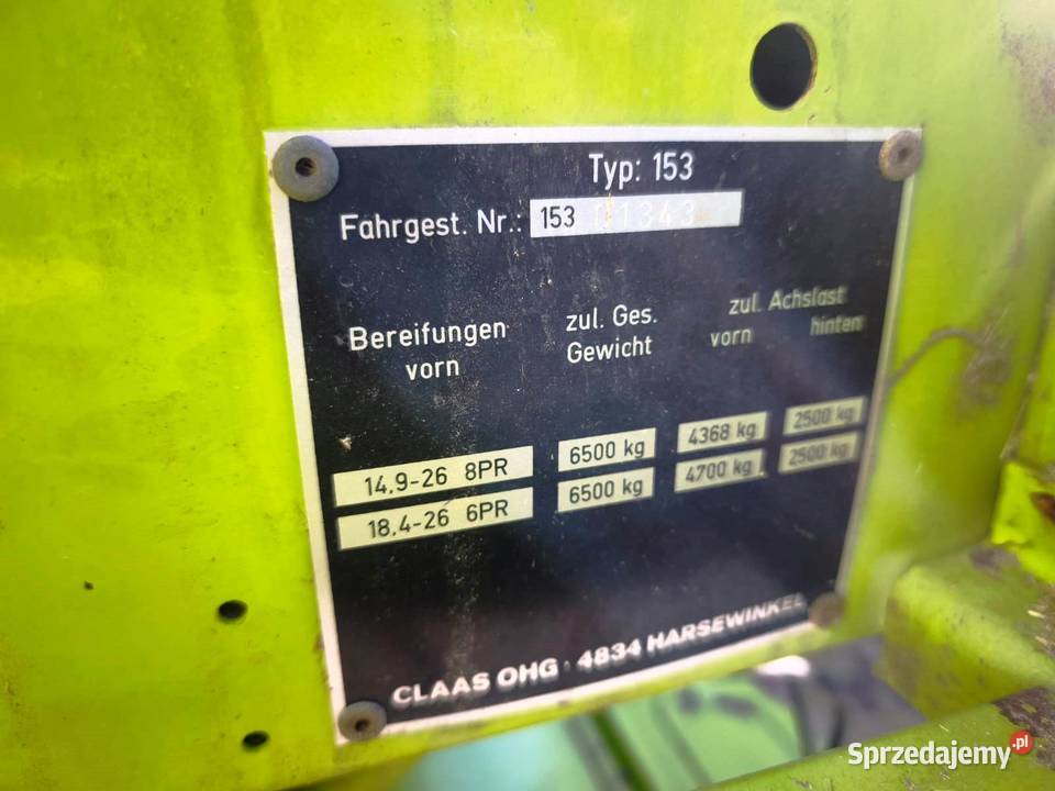 Claas Domimator 48 lubelskie sprzedam