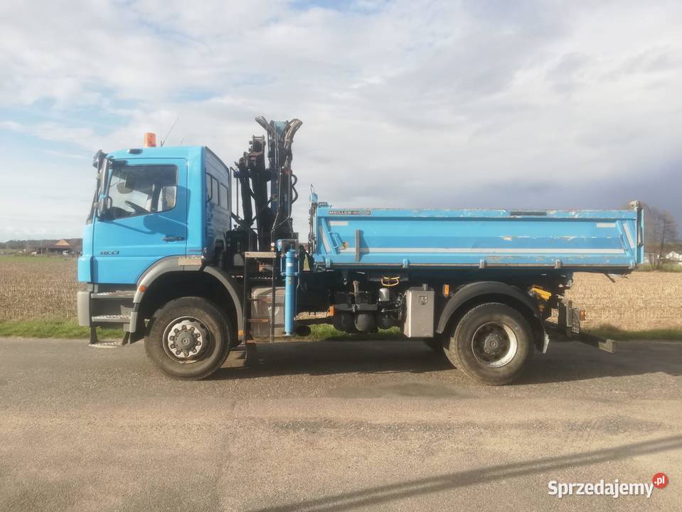 mercedes axor 1833 wywrotka z hds 4x4 Grabów nad Prosną