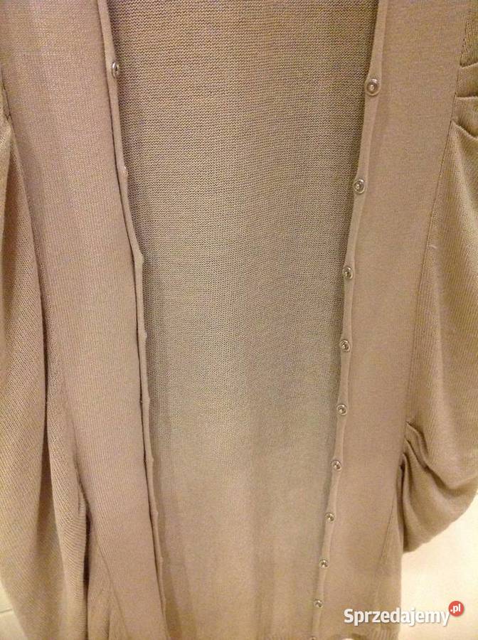 Kardigan Sweter Damski MONNARI S Beżowy j Nowy Rozmiar 36(S) Swetry i golfy Nowa Sól