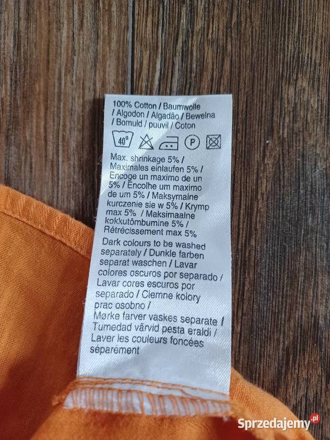Pomarańczowa bluzka bawełniana Vero Moda M bez podkarpackie Rzeszów sprzedam
