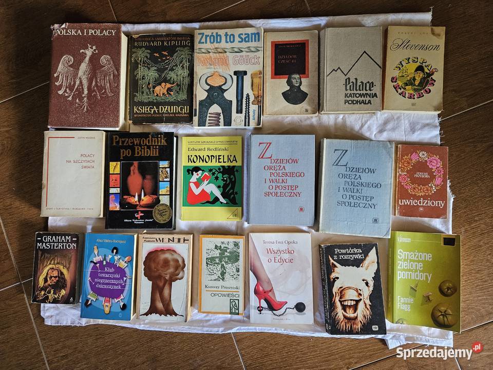 37 książek różny gatunek Płońsk