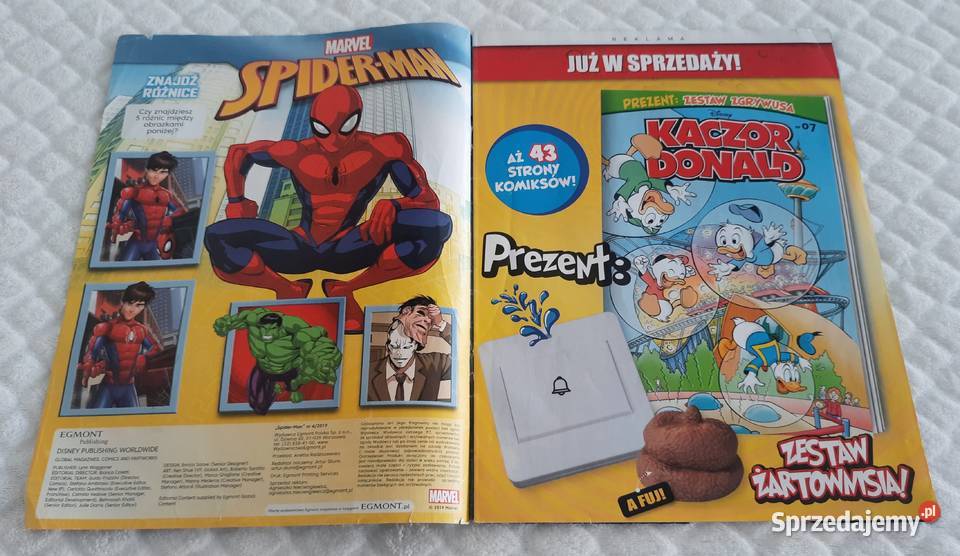 Marvel SpiderMan Magazyn 42019 Egmont Książeczki sprzedam