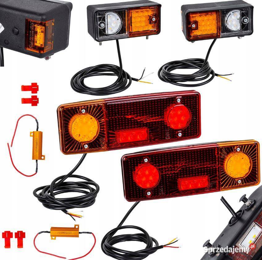 Zestaw lamp LED z rezystorem do Ursus C360 C330 Części i osprzęt rolniczy wielkopolskie