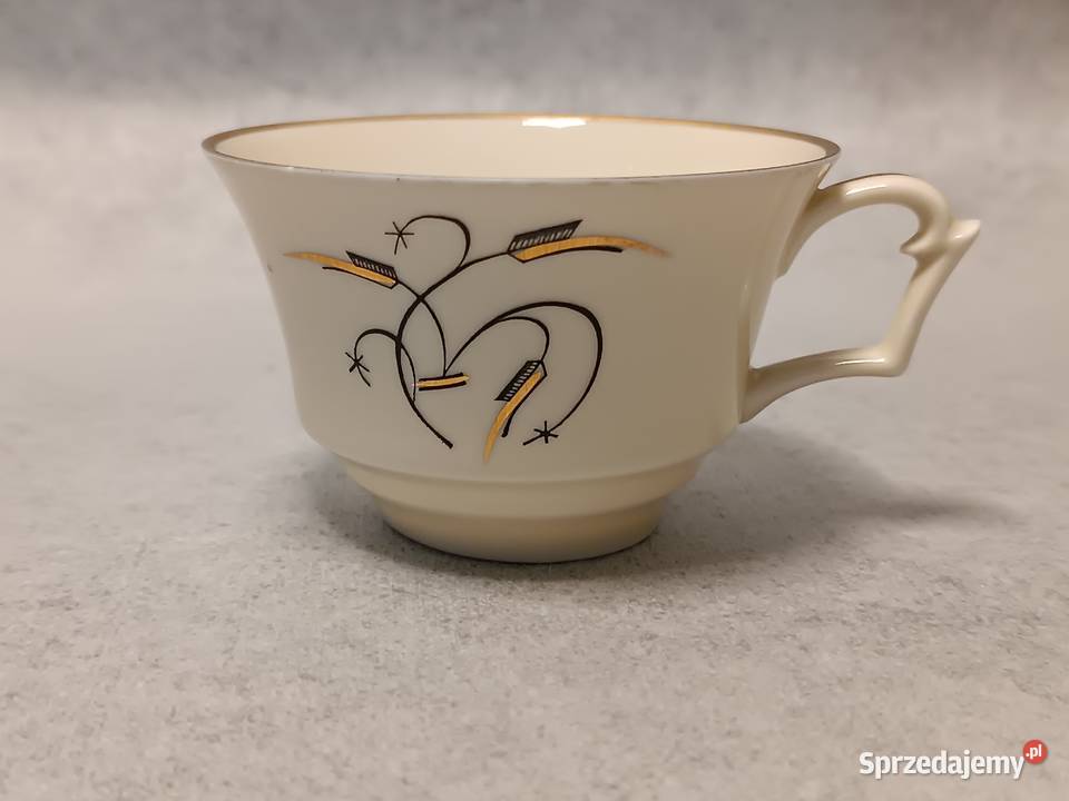 HACKEFORS Filiżanka Trio Śniadaniówka Szwecja Gdańsk