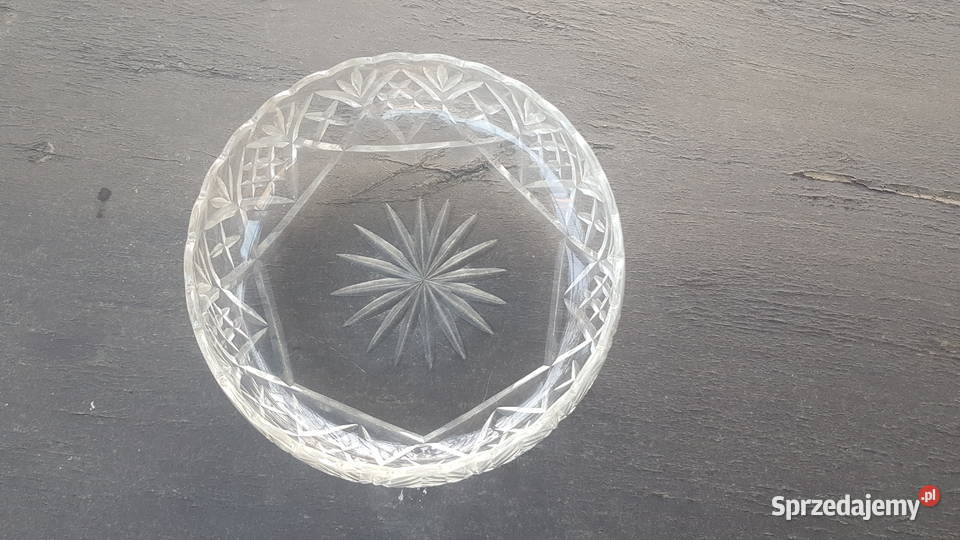 Stara szklana miska szkło do żardiniery
