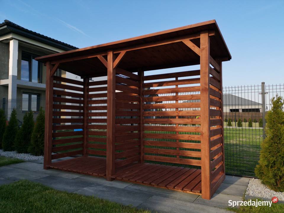 Drewutnia poszerzana 314 x 11m z dachem prostym
