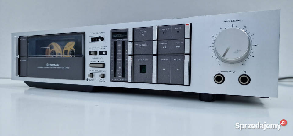 Magnetofon Pioneer CT740 Stereo Cassette Deck Międzychód
