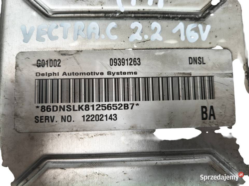 STEROWNIK SILNIKA Opel Vectra C Signum 22 16V
