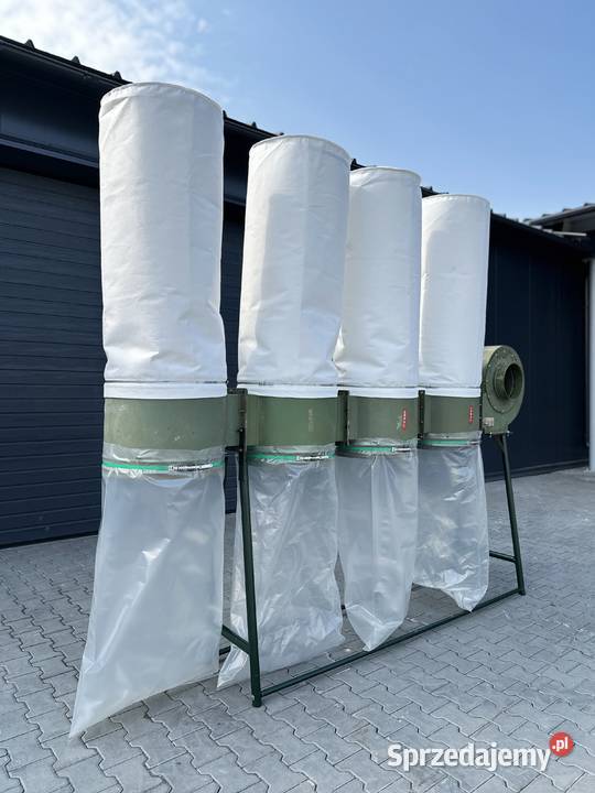 Odciąg trocin CORAL 4 workowy 40 kW 1463 Łabuńki Pierwsze