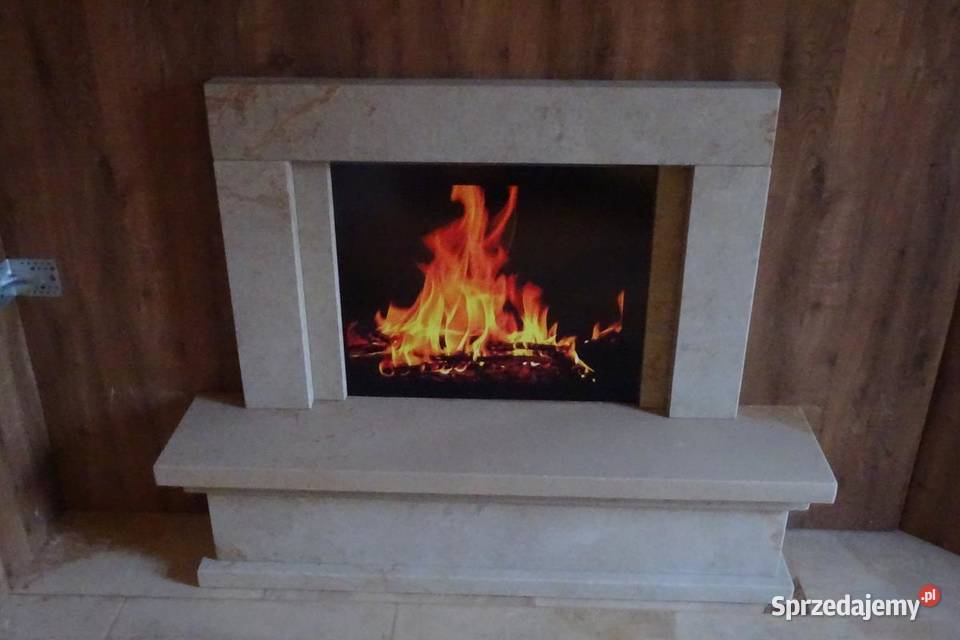Portale kominkowe kamienne pod wkład elektryczny