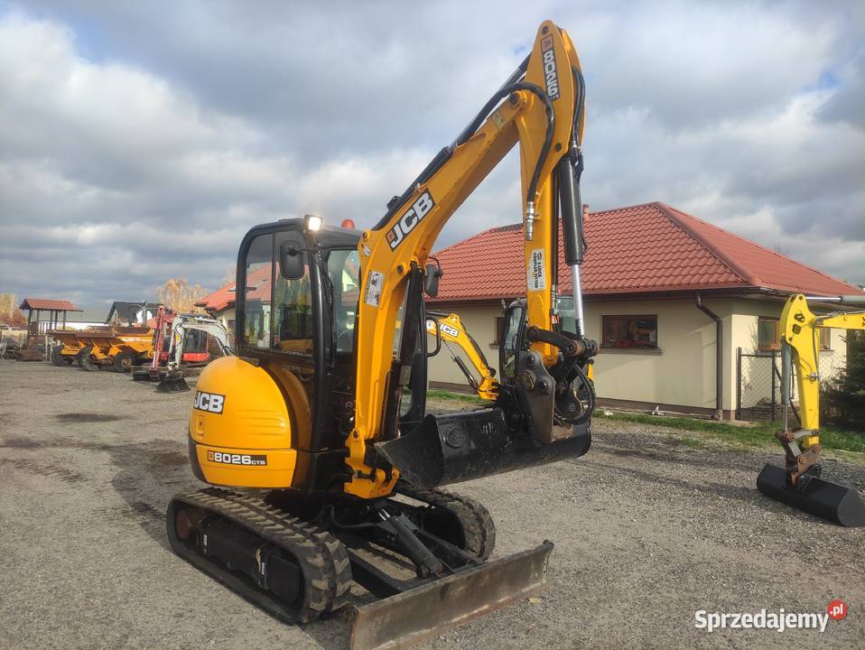 Minikoparka JCB 8026 cts 2021r model 2022r 1800 lubelskie Ryżki