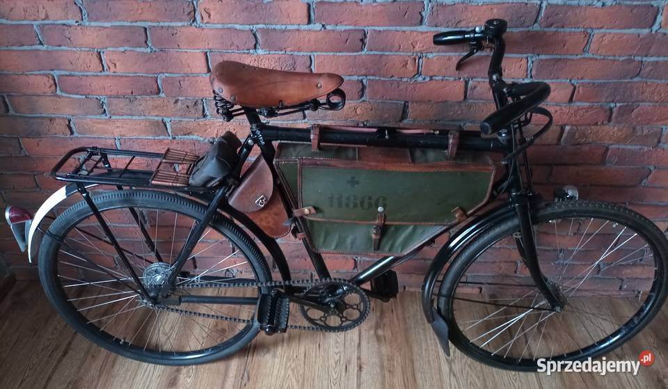 Zabytkowy Szwajcarski Rower Wojskowy Konin
