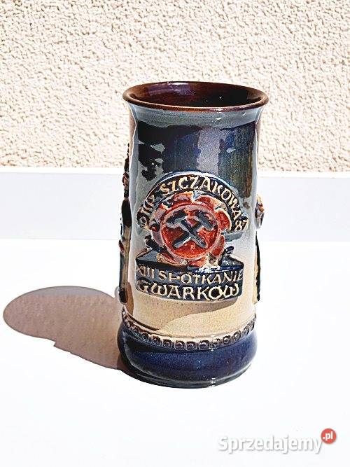 OZDOBNY I PAMIĄTKOWY KUFEL z XIII Spotk Gwarków śląskie Chorzów