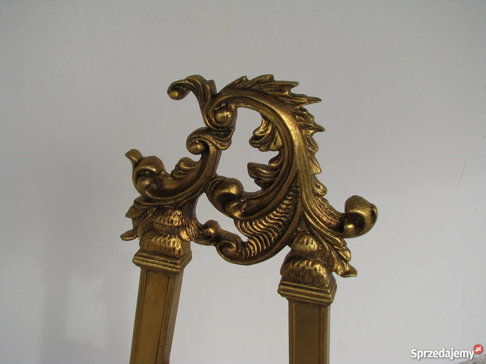 Złota sztaluga bogato zdobiona obraz małopolskie Kraków