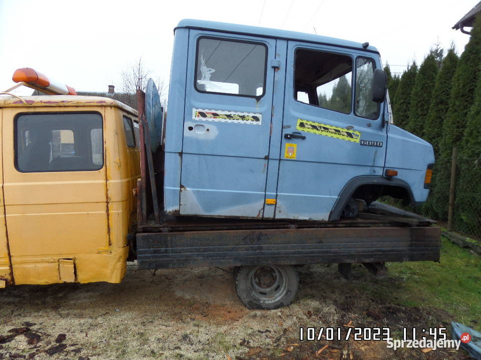 mercedes 508 wywrotka dubel kabina zabytek Siemiatycze sprzedam