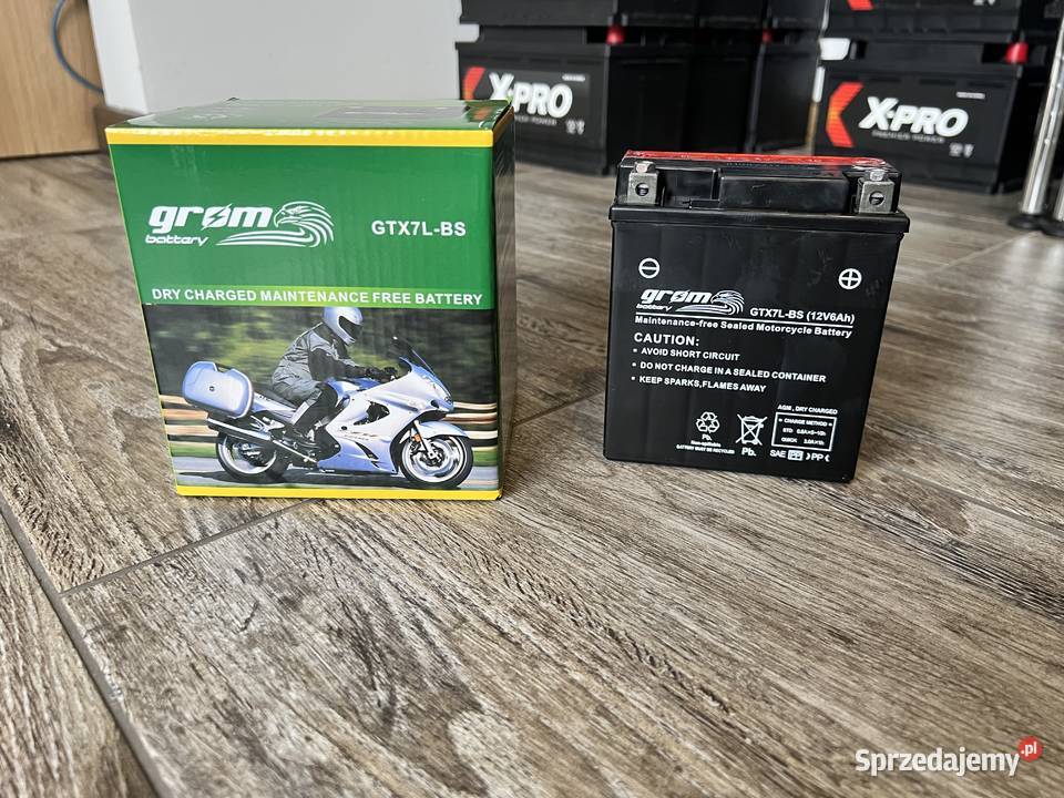 Akumulator motocyklowy GROM GTX7LBS YTX7LBS 12V Rzeszów