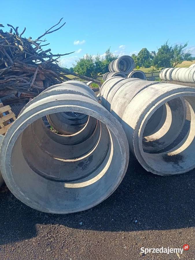 Kręgi i pokrywy betonowe 100x50 Kopanie studni Skrzydłowice