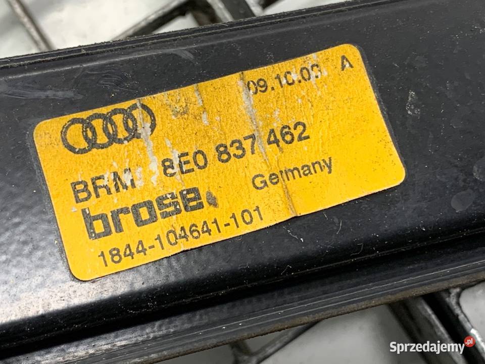 PODNOŚNIK SZYBY PRAWY PRZÓD AUDI A4 B6 sprzedam
