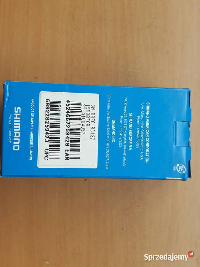 Wkład Suportu Shimano XT model SMBB70 nowy Kielce