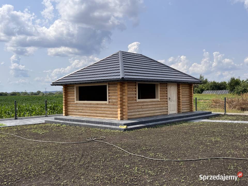 ALTANA Z BALI DREWNIANYCH 180 mm DOMEK OGRODOWY Rzeszów